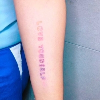 love yourself bts tattoo